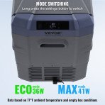 Auto hladnjak s kompresorom, 45 L, jedna komora i svjetlo, −20 do 20 °C, 12/24 V i 220 V