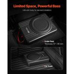 Auto subwoofer ispod sjedala 300 W, 35 × 25,5 × 8 cm