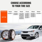 Lanci za snijeg za osobne automobile SXP 560, 2 komada, od legure mangana