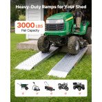 Aluminijske rampe za utovar ATV-a, kosilica i motocikala, par 139,6 cm, do 1360 kg