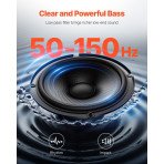Auto subwoofer ispod sjedala 240 W, 35 × 25,5 × 7,5 cm