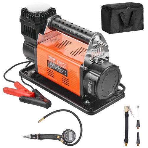 Prijenosna pumpa za gume s manometrom, 12 V, 200 l/min Prijenosna pumpa za gume s manometrom, 12 V, 200 l/min