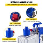 Vakuumska pumpa za klimu 254 L, 0,7 kW, masa 18,4 kg