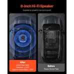 Auto subwoofer ispod sjedala 400 W, 32,2 × 23,5 × 8 cm