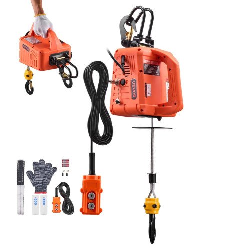 Električna dizalica sa sajlom 500 kg, 1500 W, ručni pogon, masa 11,5 kg Električna dizalica sa sajlom 500 kg, 1500 W, ručni pogon, masa 11,5 kg