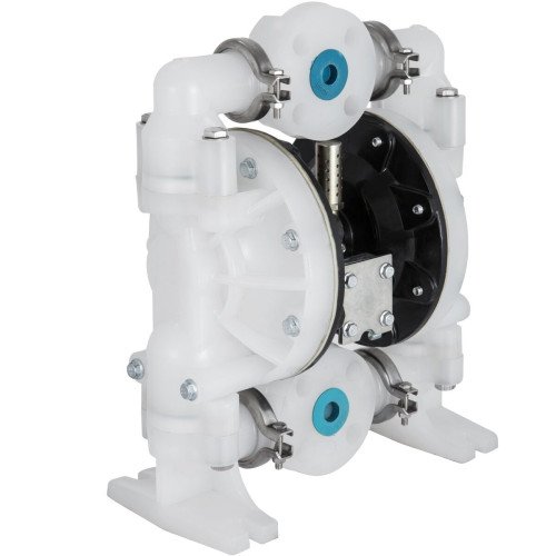 Pneumatska membranska pumpa, priključci 25,4 mm, polipropilen, PTFE membrane, tlak do 7 bar