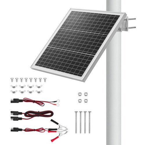 Podesivi solarni punjač akumulatora 20 W, 12 V, masa 4,5 kg
