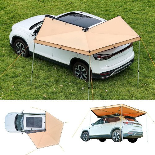 Bočna tenda za vozilo 270°, 4,9 m², vozačka strana, PU3000, UV50+, aluminijski okvir