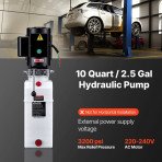 Hidraulički agregat za kiper prikolicu 220–240 V, 2,2 kW, 22 MPa, 6,3 L/min, spremnik 9,5 L