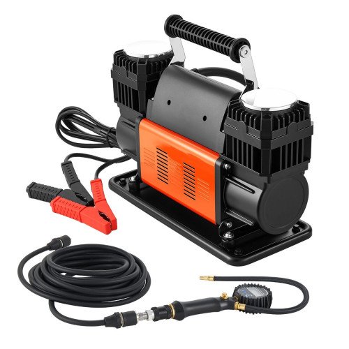 Prijenosna pumpa za gume s manometrom, 12 V, 300 l/min, 300 L, 11,9 kg Prijenosna pumpa za gume s manometrom, 12 V, 300 l/min, 300 L, 11,9 kg
