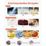Pneumatska membranska pumpa, do 598 L/min, tijelo od aluminija, za dizel, mazivo i petrolej