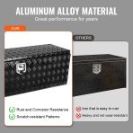 Aluminijski sanduk za alat za kamionet 152 × 43 × 46 cm, pakiranje 157 × 49 × 50 cm