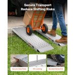 Aluminijske rampe za utovar ATV-a, kosilica i motocikala, par 139,6 cm, do 1360 kg