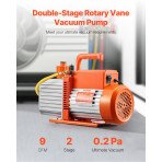 Vakuumska pumpa za klimu 254 L, masa 17,4 kg