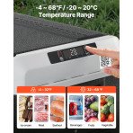 Auto hladnjak s kompresorom za hlađenje i zamrzavanje, 60 L, −20 do +20 °C, 12/24 V i 230 V