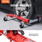 Kolica za pomicanje vozila, nosivost 680 kg, 39,6–71,9 × 57 × 39 cm