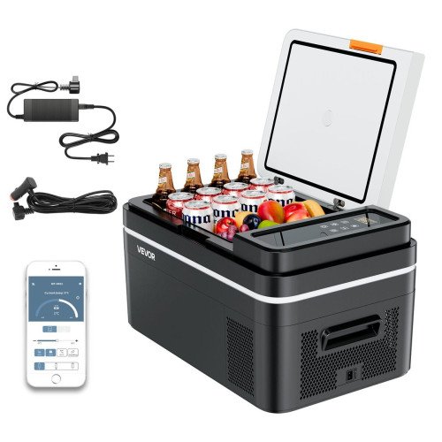 Auto hladnjak s kompresorom, 22 L, 45 W, 12 V, hlađenje i zamrzavanje Auto hladnjak s kompresorom, 22 L, 45 W, 12 V, hlađenje i zamrzavanje