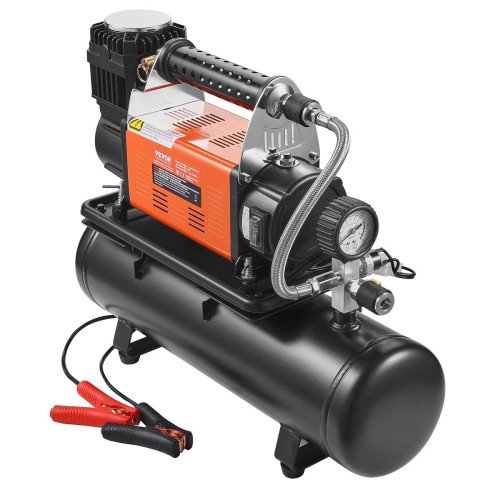 Prijenosna pumpa za gume s manometrom, 12 V, spremnik 6 L Prijenosna pumpa za gume s manometrom, 12 V, spremnik 6 L