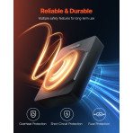 Auto subwoofer ispod sjedala 240 W, 35 × 25,5 × 7,5 cm