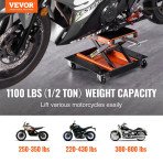 Dizalica za motocikl s ručnim pogonom, nosivost 500 kg