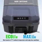 Auto hladnjak s kompresorom za hlađenje i zamrzavanje, 15 L, −20 do 20 °C, 12/24 V i 230 V
