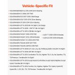 Glavčine prednjeg kotača s ležajem za Audi Q3 (2018), 2 komada