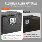 Aluminijski sanduk za alat za kamionet, 46 × 30 × 36 cm