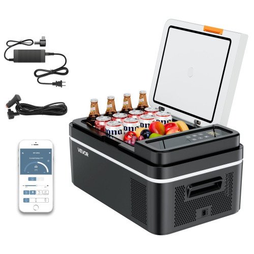 Auto hladnjak s kompresorom, 20 L, 60 W, 12 V, hlađenje i zamrzavanje Auto hladnjak s kompresorom, 20 L, 60 W, 12 V, hlađenje i zamrzavanje