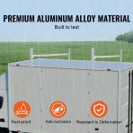 Aluminijski krovni nosač za ljestve, nosivost 181 kg, podesiv