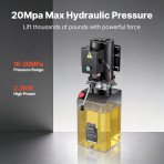 Hidraulički agregat za kiper prikolicu 220–240 V, 2,2 kW, 22 MPa, 6,3 L/min, čelični spremnik 14,2 L