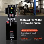 Hidraulički agregat za kiper prikolicu 220–240 V, 2,2 kW, 22 MPa, 6,3 L/min, čelični spremnik 14,2 L