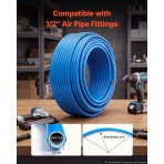 Cijevni razvod komprimiranog zraka 79 m, ⌀ 12,7 mm, troslojni HDPE-aluminij-HDPE