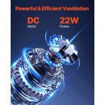 Krovni ventilator za kamper 12 V, 10 brzina, s daljinskim upravljačem