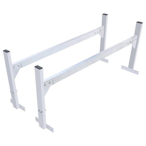 Aluminijski krovni nosač za ljestve, nosivost 181 kg, podesiv Aluminijski krovni nosač za ljestve, nosivost 181 kg, podesiv