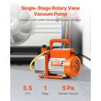 Vakuumska pumpa za klimu 100 L, masa 6,1 kg