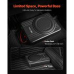 Auto subwoofer ispod sjedala 400 W, 32,2 × 23,5 × 8 cm