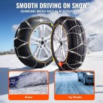 Lanci za snijeg za osobne automobile SXP 540, 2 komada, od legure mangana