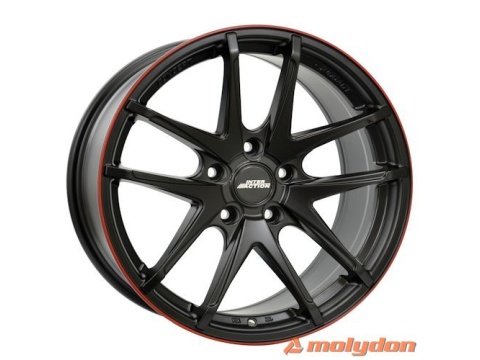 7,5X17 IA RED HOT 5/112   ET45 CH73,1 7,5 17 45 5X112 INTER ACTION 73,1 Dull Black / Red
