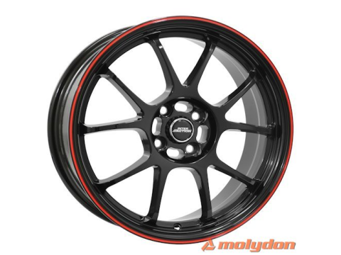 6,5X15 I.A. PHOENIX 4/100    ET37 CH73,1 6,5 15 37 4X100 INTER ACTION 73,1 Black / Red