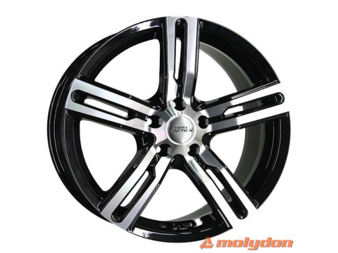 6,5X16 IA KARGIN 5/114,3 ET45 CH66,1 1000KG 6,5 16 45 5X114 INTER ACTION 66,1 Black / Polished