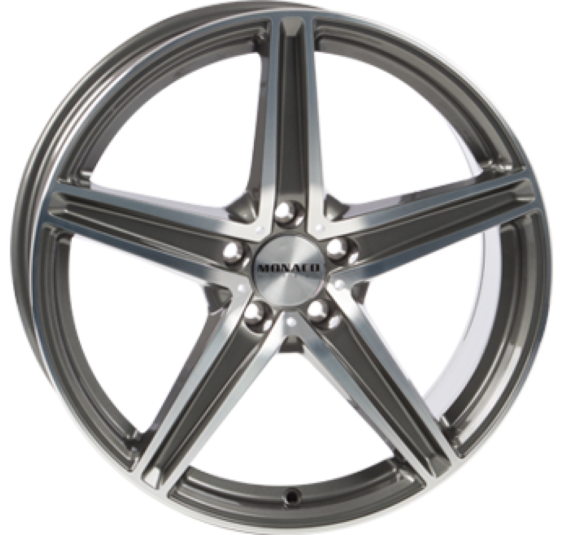 8,0X18 MONACO MC3 5/112 ET35 CH66,5 8,0 18 35 5X112 MONACO 66,5 Anthracite / Polish