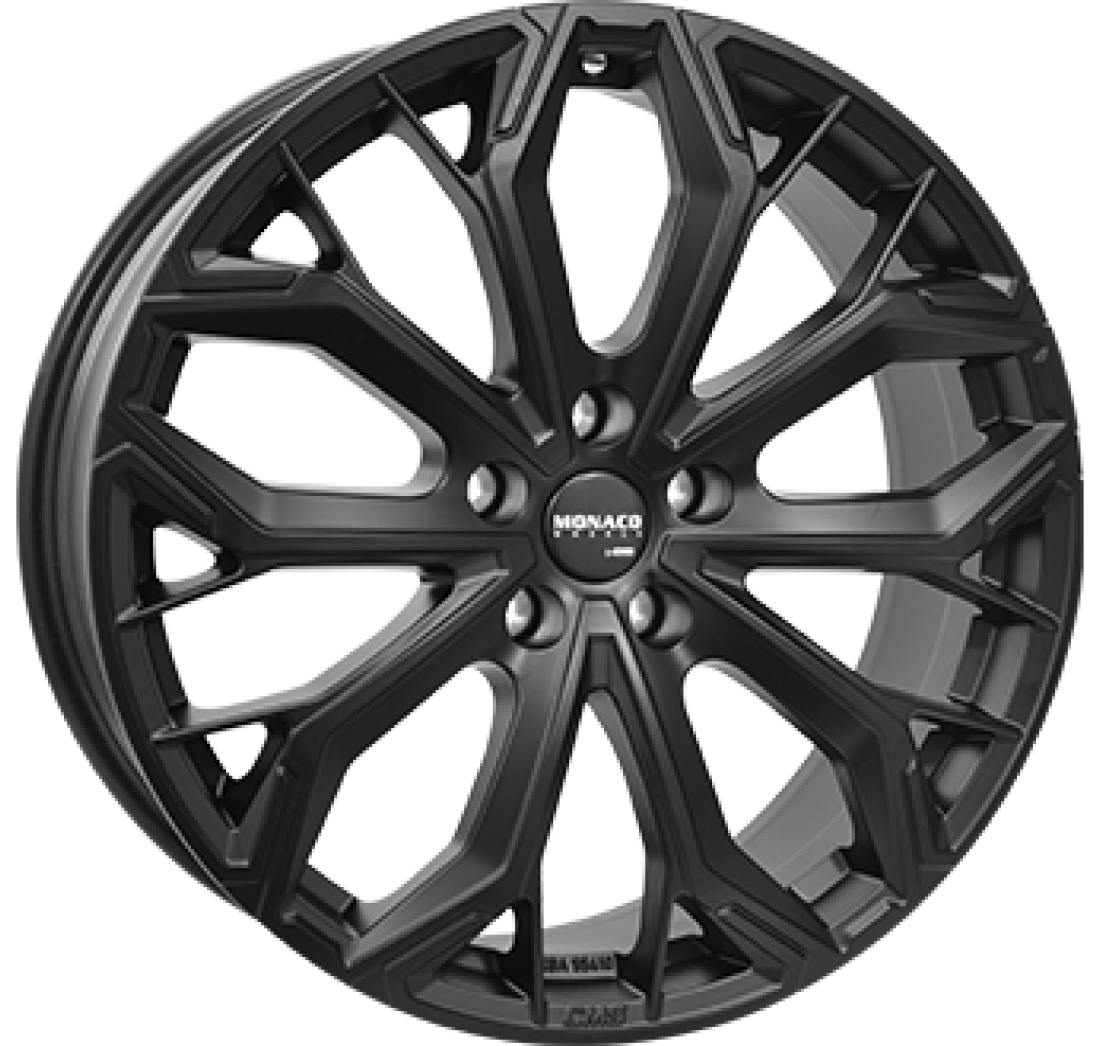 8,0X19 MONACO WHEELS GPC17 5/112  ET34,1 66,5 8,0 19 34 5X112 MONACO WHEELS 66,5 Dull Black