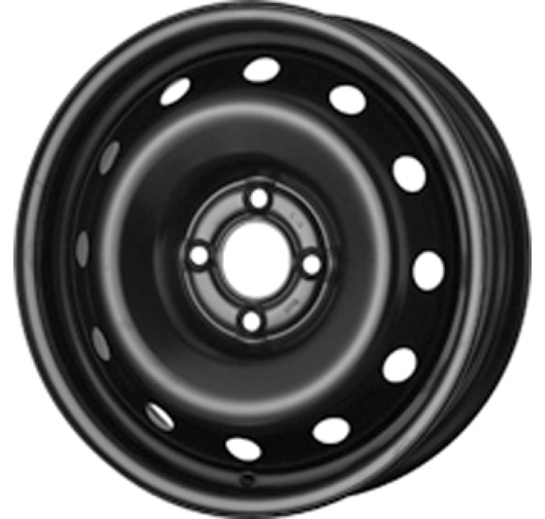 6,0X15 MW STEEL 15205 4/100   ET50   CH60,1 Black