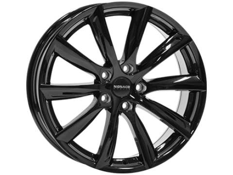 8,5X19  MONACO GP6 5/112   ET45 CH66,5 8,5 19 45 5X112 MONACO 66,5 Gloss Black