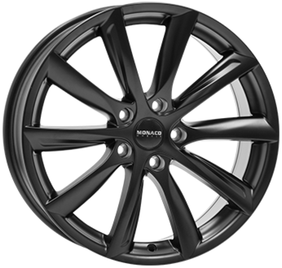 9,0X20  MONACO GP6 5/120   ET35 CH64,1 9,0 20 35 5X120 MONACO 64,1 Dull Black