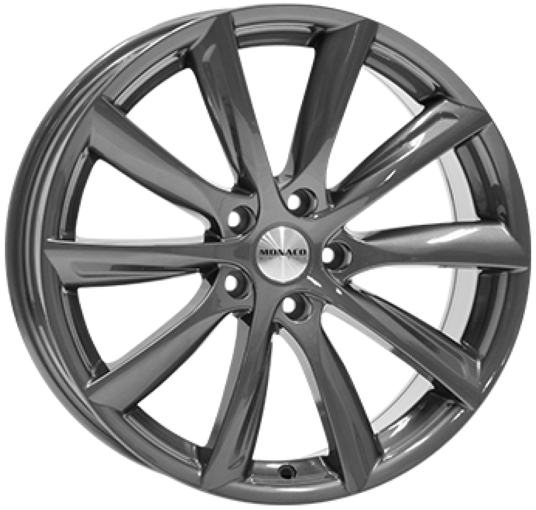 8,5X19  MONACO GP6 5/120   ET35 CH64,1 8,5 19 35 5X120 MONACO 64,1 Anthracite Dark