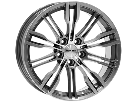 8,0X19 MONACO GP8 5/112 ET45 CH66,6 8,0 19 45 5X112 MONACO 66,6 Anthracite / Polish