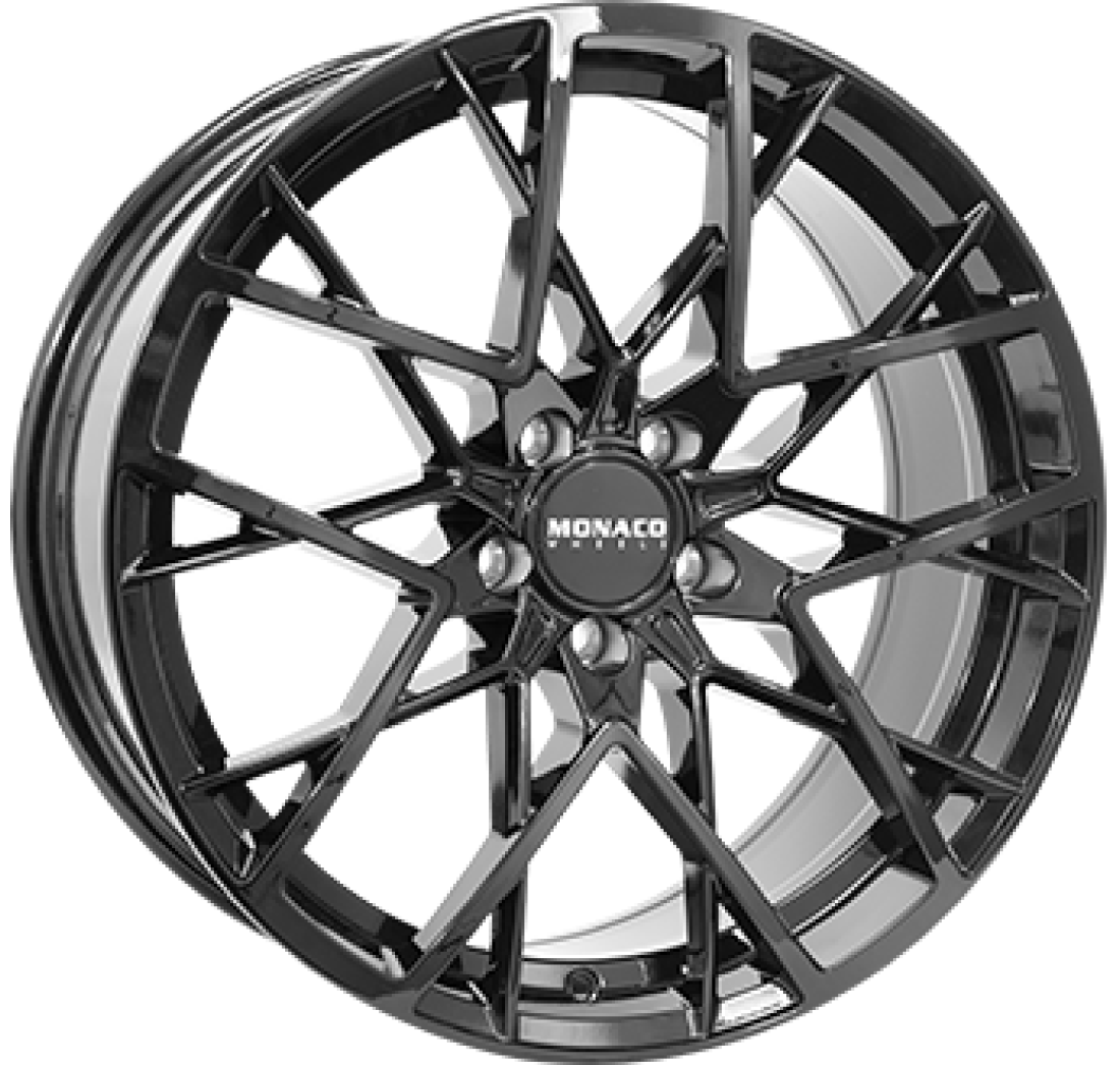 8,5X19 MONACO GP9 5/114,3 ET40 CH67,1 8,5 19 40 5X114 MONACO 67,1 Gloss Black