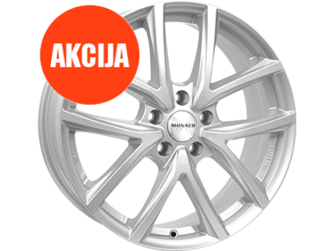 6,5X16 MONACO WHEELS CL2 5/100   ET40 CH57,1 6,5 16 40 5X100 MONACO WHEELS 2 57,1 Silver