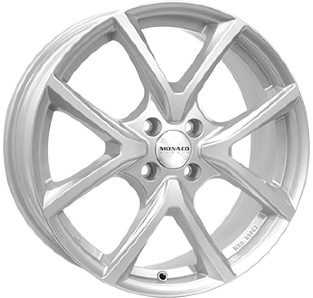 6,5X16 MONACO WHEELS CL2 4/108   ET25 CH65,1 6,5 16 25 4X108 MONACO WHEELS 2 65,1 Silver
